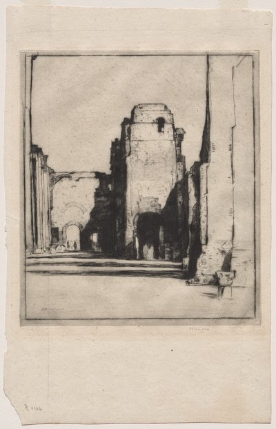 Tepidarium, Baths of Caracella de David Young Cameron
