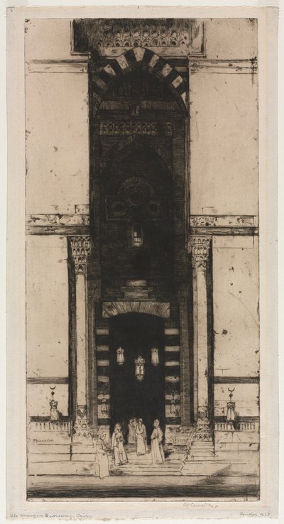 La puerta de la mezquita, El Cairo de David Young Cameron