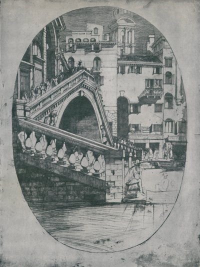 El Rialto, c1900, 1925 de David Young Cameron