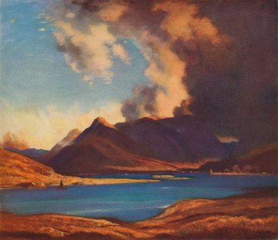Las sombras de Glencoe, 1925 de David Young Cameron