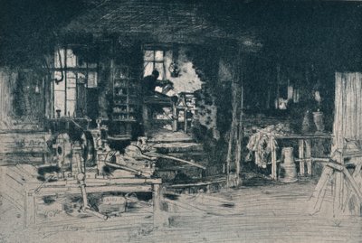 El taller, Stirling, 1905 de David Young Cameron