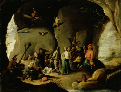 Tentación de San Antonio de David the Younger (attr. to) Teniers