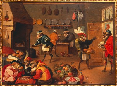 El mono cocina de David the Younger Tenier