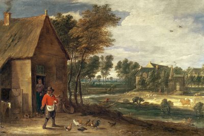 Paisaje fluvial de David Teniers the Younger