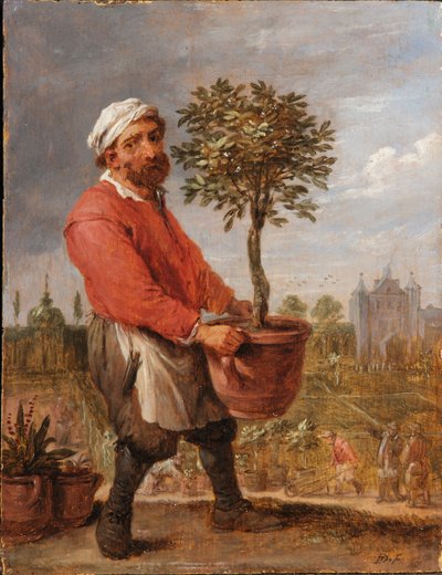 Una alegoría de las cuatro estaciones: Primavera de David Teniers the Younger
