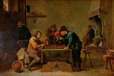 Jugadores de backgammon, c.1640-45 de David Teniers the Younger