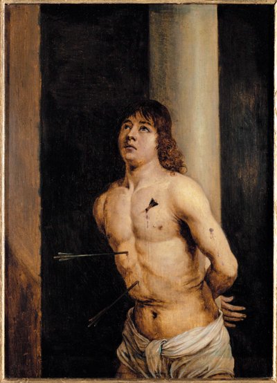 Copia de San Sebastián de Antonello da Messina ... de David the Younger Teniers