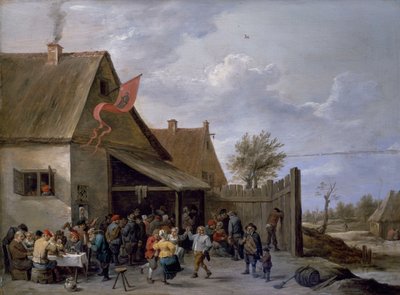 Kermis el día de San Jorge de David Teniers the Younger