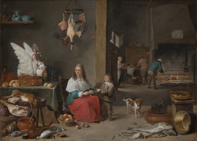 Interior de Cocina de David Teniers the Younger