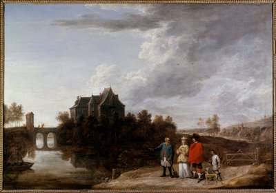 El castillo de Teniers en Perck. Pintura de David Teniers II el joven (1610-1690) Siglo XVII de David Teniers the Younger