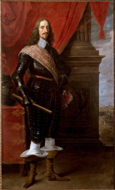 Retrato del Archiduque Leopoldo Guillermo de Austria, frente al sitio de Gravelinas en 1652 de David Teniers the Younger