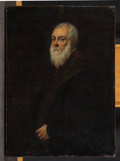 Retrato de un hombre con barba, después de Jacopo Tintoretto de David Teniers the Younger