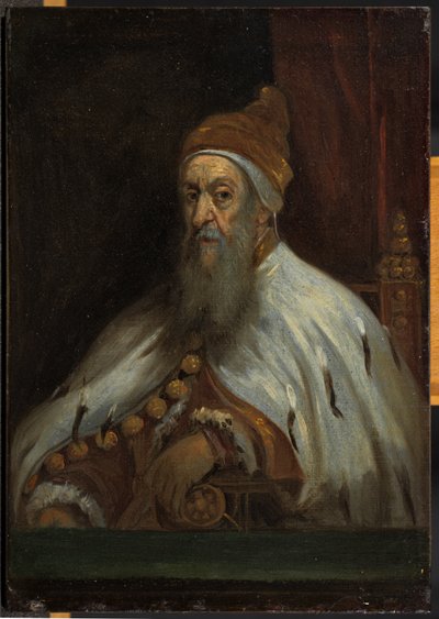 Retrato de un Dogo (después de Jacopo Tintoretto (atribuido a)) de David Teniers the Younger