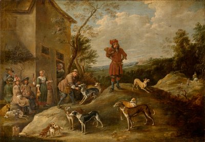 Cazadores en reposo (aceite) de David the Younger Teniers