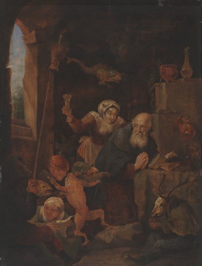La tentación de San Antonio de David Teniers the Younger