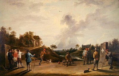 El concurso de tiro con arco de David Teniers the Younger