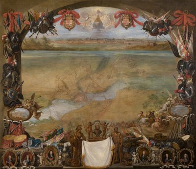 La ciudad de Valenciennes de David the Younger Teniers