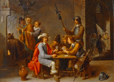 La negación de San Pedro de David the Younger Teniers