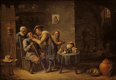 El dentista de David the Younger Teniers