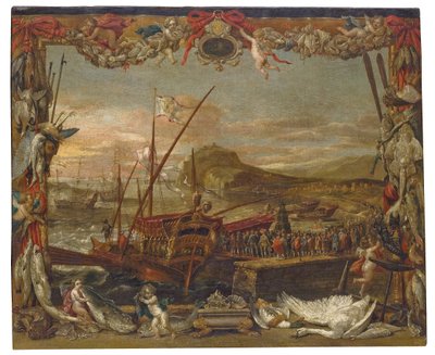 El Embarque de Don Juan de Austria de David Teniers the Younger