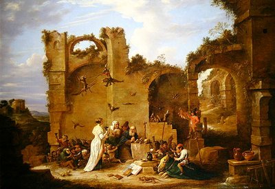 La tentación de San Antonio de David Teniers the Younger