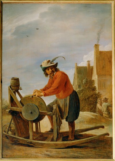 El afilador de cuchillos ... de David the Younger Teniers