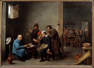 El hombre del sombrero blanco de David Teniers the Younger