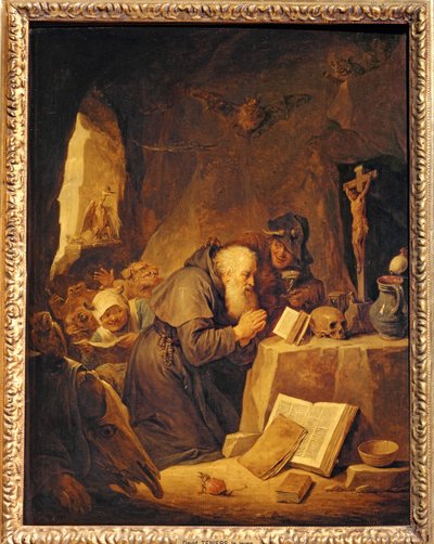 La tentación de San Antonio ... de David the Younger Teniers