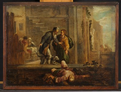Tobías y el Israelita Muerto (después de Domenico Fetti) de David Teniers the Younger