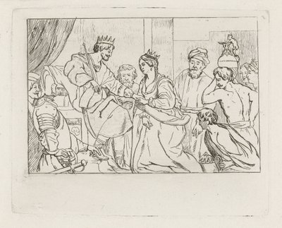 Salomón y la reina de Saba de David van der Kellen