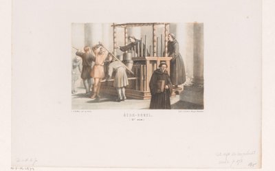 Órgano de iglesia, siglo XII órgano de la iglesia. (siglo XII) (título sobre el objeto) de David van der Kellen