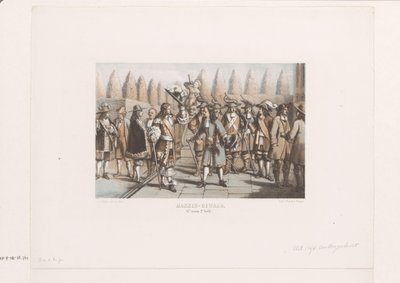 Encuentro entre nobles Túnica de hombre (siglo XVII, segunda mitad) (título sobre el objeto) de David van der Kellen