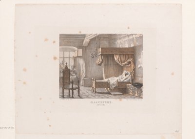Dormitorio, siglo XIII Dormitorio (siglo XIII) (título sobre el objeto) de David van der Kellen