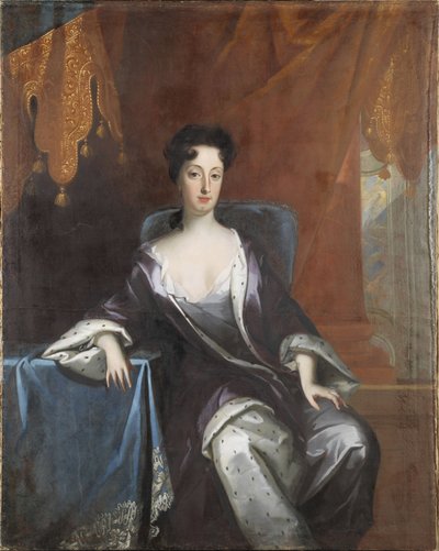 Edwige Sophie de Suecia - Retrato de la Duquesa Hedvig Sophia de Holstein-Gottorp (1681-1708), Reina de Suecia, por Krafft, David, von de David von Krafft