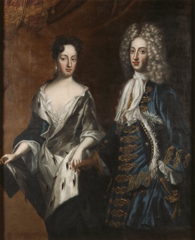 Federico IV, Duque de Holstein-Gottorp y la Duquesa Hedvig Sophia de David von Krafft