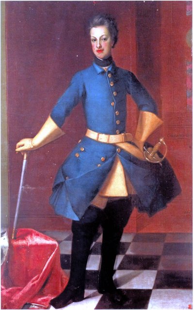 Retrato de Carlos Federico de Holstein-Gottorp (1700-1739) de David von Krafft