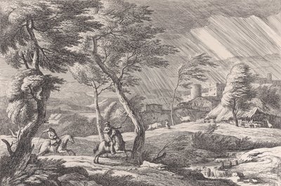 Placa 6: la tempestad, 1743 de Davide Antonio Fossati