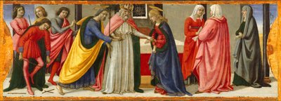 El matrimonio de la Virgen de Davide Ghirlandaio
