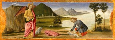 Tobías y el Ángel, ca. 1479 de Davide Ghirlandaio