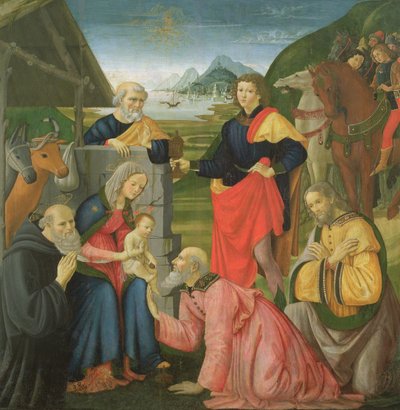 La adoración de los magos de Davide and Domenico  Ghirlandaio