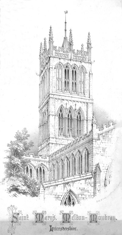 Saint Marys, Melton-Mowbray. Leicestershire, c1850s de Day and Son