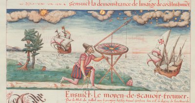 Ilustración de Les premières œuvres de Jacques de Vaulx, piloto en la marina, 1583 de De Vaulx