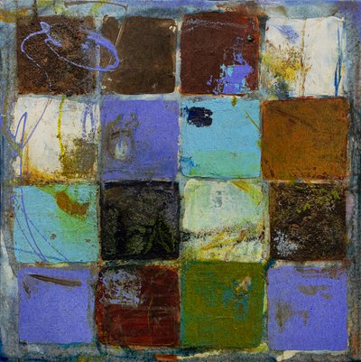 Cuadrícula de colores abstracta de Deb Chaney