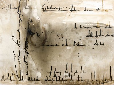 Letra caligráfica abstracta de Deb Chaney