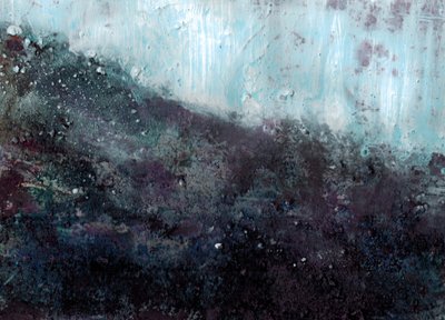 Paisaje marino de invierno oscuro de Deb Chaney