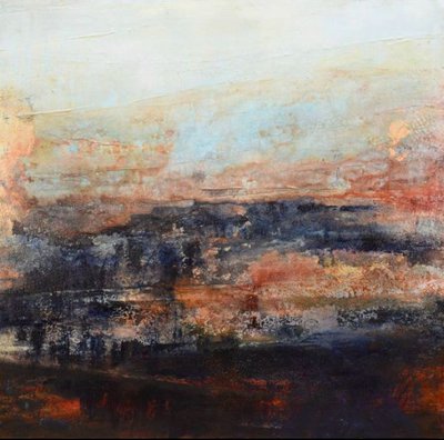 Horizonte abstracto y terroso de Deb Chaney