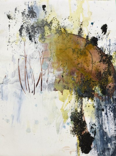 Texturas abstractas con tonos terrosos de Deb Chaney