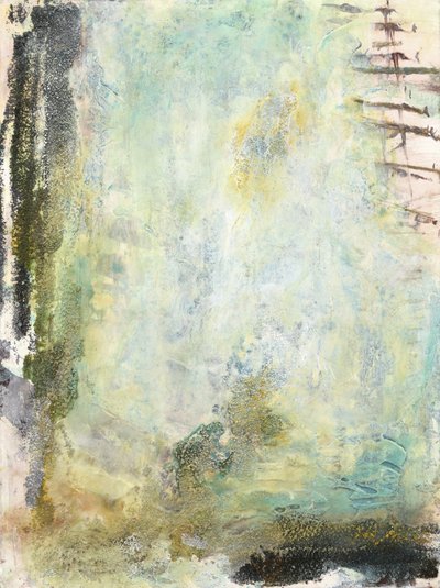 Abstracto verde etéreo de Deb Chaney