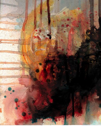 Gotas abstractas y ardientes de Deb Chaney