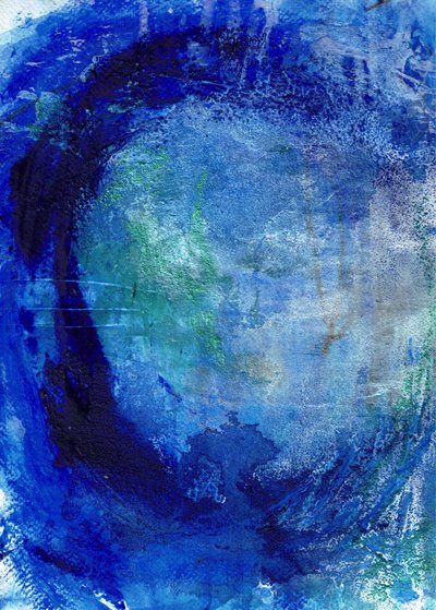 Profundidades azules fluidas de Deb Chaney